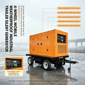 Large Capacity Containerized 1250kva 3 Phase 11kv Grid Synchronized Prime Electric Industrial Power Generator Diesel