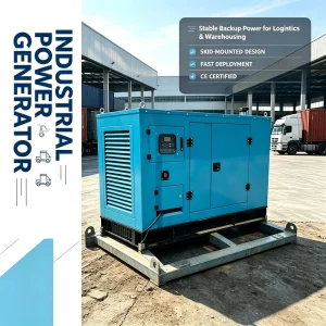 Large Capacity High Voltage Containerized Prime Electric Emergency Station 1000 Kva Diesel Generator