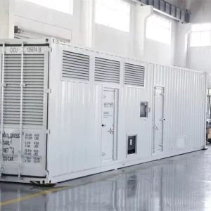 Large Container Type Diesel Generator 600kW 1000kW EPC Turnkey Power Plant Solution Powered By Volvo Parkins Cummin