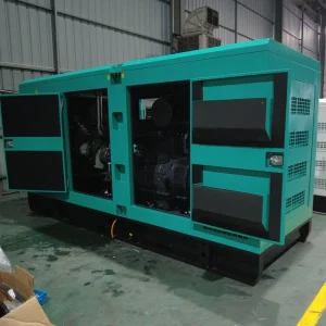 Large Scale 200kVA Three Phase Four Stroke Silent Diesel Generator Auto Open Frame Data Centers ATS 50/60Hz One Year Warranty