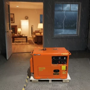 Leanko Power LK800W 10KW 10KVA Silent Air Cooled Auto Start Diesel Generator for Household Commercial Use
