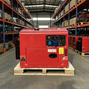 Leanko Silent Portable 5kW 10kVA 3 Phase Industrial Diesel Generator with Auto Start 50Hz