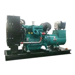 Leiteng High Fuel Efficiency Low Noise Portable Open Frame Diesel Generator 50 Hz 3 Phase 4 Wire 220 380V for Home Use