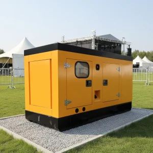 Leiteng YUCHAI Silent Diesel Generator Set 24V DC Electric Start AC Single Phase 60Hz Frequency Open Frame Type Water Cooled