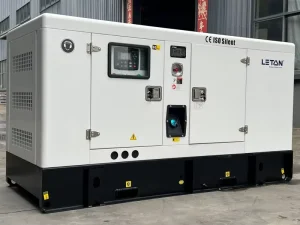 Leton 3 Phase 50Hz Dual Voltage 220V 380V with ATS for Residential and Commercial 60Kw Silent Diesel Generator Set