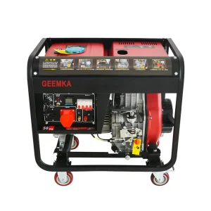 Light Weight Open Frame Diesel Generator 5KW 6KVA 50 60Hz Single Three Phase Portable Genset