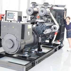 Lightweight Diesel Silent Type Open Frame Generator 30-1000KW Compact Design ATS for Construction Works