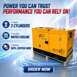 Logo Customize Available Water Cooling 15KW 18KW 20KW 25KW 30KW 50KW Power Plant 25KVA 30KVA 50KVA Silent Diesel Generator Sets