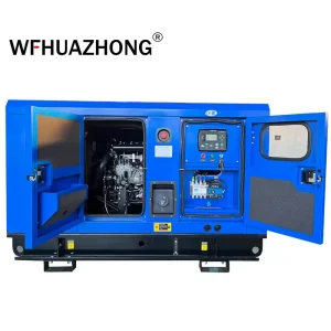 Low Fuel Consumption 16kw 20 Kva 20kw Generator Small Size Ricardo Diesel Super Silence Commercial Use ATS