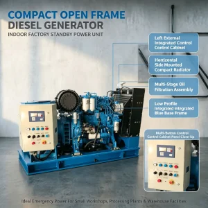 Low Noise 125kva 3 Phase 380v Soundproof Canopy Standby Prime Electric Power 100kva Silent Proof Diesel Generator