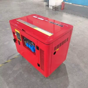 Low Noise 5KW 6KVA Dual Fuel Generator Air Cooled Silent Type with Soundproof Enclosure for Home Backup
