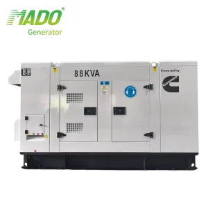 Low Noise 88KVA Prime Power 100KVA 120KVA 150KVA 200KW Super Silent Type Emergency Diesel Generator for Hotel Hospital