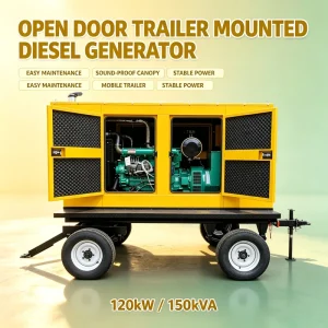 Low Noise Anti Vibration Residential Daily Backup Industrial diesel Generator Set Silent diesel Generator for Home Use