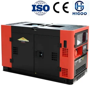 Low Noise Water Cooling Diesel Generator 10 kw 12 kw 15 kw Dual Voltage Brushless Copper Alternator Silent Diesel Generator