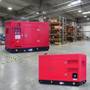 Low Noise Weatherproof Canopy Genset All Copper Alternator 50Hz 230V 90A Diesel Generator Set