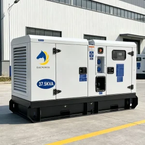 Low RPM 40KW 35KVA Genset 1500rpm Water Cooled 3 Phase 4 Cylinder Generator diesel Silent with Maintenance Free Battery