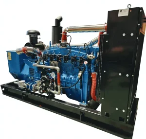 Low emission diesel engine generator suitable for commercial buildings and industrial plants for electricity consumption