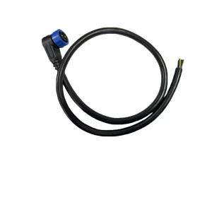 M23 Bend Connector Cable Auto Servo Motor Wire Harness 2x4mm Power Multi core Hybrid PVC Outer Jacket OD13