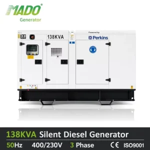 MDP138S 1106A 70T for Diesel Generator 110kW 138kVA 150 300kVA 3 Phase Super Silent Soundproof Canopy Type ATS