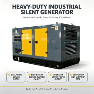 MST Factory Direct Supply Low Noise Soundproof Water Cooled diesel Generator Silent Super Silent Diesel Generator