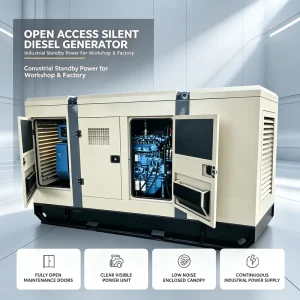 MST diesel Generator 50 Kva 50kw Super Silent diesel Generators 50kw 50 kw Ricardo Standby diesel Generator