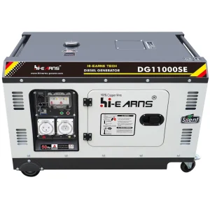Made in China Single Phase 8kw 10KW air Cooled Silent Type diesel Generator for Home Use