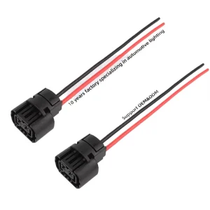 Maidsail Fog Light DRL Socket Wiring Harnesses PSX26W 5202 2504 PS24W H16 Female Connector Pigtail