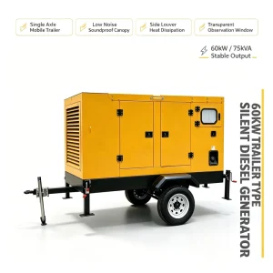 Manufacturer OEM ODM 120kva 3 Phase 415v Soundproof Canopy Prime Electric Diesel Generator Supplier