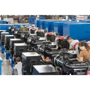 Manufacturer Supply Water Cooling ATS Low Noise Consumption Silent Canopy Soundproof Container Type Diesel Generator Set
