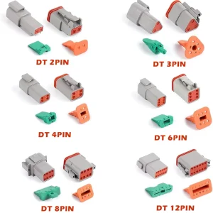 Manufacturer’s 4P IP67 Waterproof LED Automotive Electrical Connector with Male Female Contacts for Power and Wire Connections