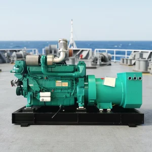 Marine Diesel Generator Set 30KVA 150KVA Corrosion Resistant ATS Ship & Offshore Use