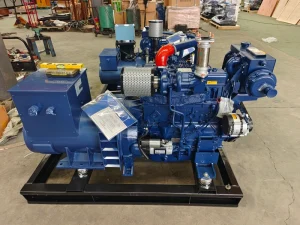 Marine Diesel Generator Three phase 30kW 37.5kVA 380V 60Hz 1800 RPM 12V Electric Start Control Panel
