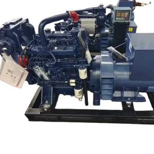 Marine Diesel Generator Three-phase 30kW 50kW 380V 60Hz 1800 RPM 12V DC Electric Start ATS Control Panel