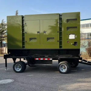 Master Power Outdoor 120KVA Silent Type Diesel Generator with Remote Start DC/24V Start Rain Cover 3 Phase 4 Wire Backup Power