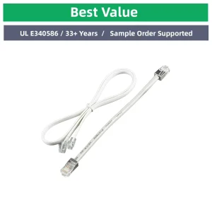 Microwave Wire Harness UL Certified 24V 8AWG for Smart Lock Insulated Spade Terminal Tinned Copper Auto Crimping