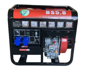 Mini 5KW 5KVA 6KW 6KVA Portable Generator Set Single 1 Phase Electric Motor Power Inverter Open Frame Diesel Generators 8KW