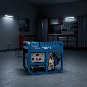Mini Silent Diesel Generator 2.8KW/3KW Single Phase Open Frame Remote Control 50Hz ATS