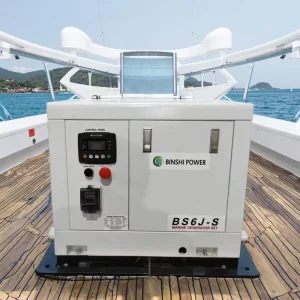 Mini Super Silent Genset 1500 1800 Rpm 110V 440V Single Three Phase Sea Water Cooled Marine Diesel Generators for Boat Yacht