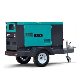 Mobile Chinese-Made Power Silent Mobile Diesel Generator with Trailer