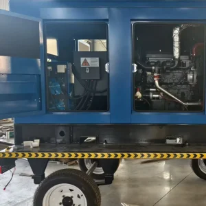 Mobile Diesel Generator Welder 30kw Rainproof 180A 500A Trailer Single Dual Diesel Engine Welding Machine ATS 50Hz