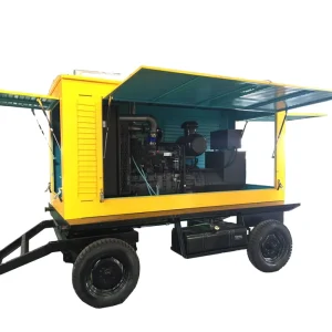 Mobile Industrial Genset 400kw 500kw 600kw 700kw Power Perkings VOLVO Trailer Diesel Generators