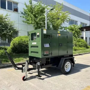 Mobile Perkin Silent Diesel Generator 5kw 10kw 15kw 20kw For Easy Transportation