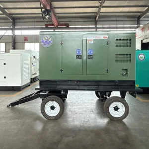 Mobile Power Station 20kW 30kW 40kW 50kW 150kw Silent Diesel Generator Trailer with Remote Start Single Phase 1500rpm 50/60Hz