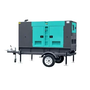 Mobile Power Station Trailer Mounted 150Kva 200Kva Silent Electric Towable Diesel Generator