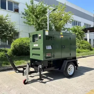 Mobile Silent Diesel Generator 5kw 10kw 15kw 20kw For Easy Transportation