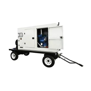 Mobile Trailer 120kw Diesel Generator Set Using 150kVA YC6B180L D20 Engine with Canopy Type