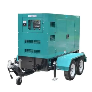 Mobile Trailer Diesel Generator 20kva 30kva 40kva 50kva 60kva 70kva 80kva 90kva 100kva with Cummins UKPerkins 50 kw Generator