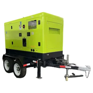 Mobile Trailer Diesel Generator 30KW 50KVA Silent Towable Genset Emergency Industrial Power Station Engine CE Certified