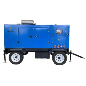 Mobile Trailer Diesel Generator Set 250KW 150KW 200KW Silent ATS 50 Hz Standby Power Supply for Temporary Events