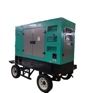 Mobile Trailer Mounted Diesel Generator Set with Global Warranty